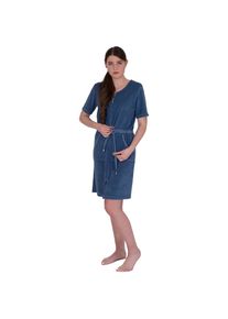 WEWO-Fashion Wewo fashion , Damenbademantel »044, ideal für Sauna & Spa, Hotelbademantel, Morgenmantel« 1 Stk. tlg., leichte Badejacke , jeans , Obermaterial:...