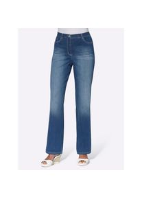 COSMA , Bequeme Jeans 1 Stk. tlg. , blue-stone-washed , Kurzgrößen , 19 -Kurzgrößen , 19 , Baumwoll-Qualität