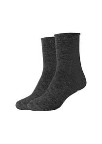 Camano , ABS-Socken »warm & cozy« 2 Stk. tlg. mit Anti-Rutsch Noppen , grau , 35-38 , 35-38 , Socken von Camano