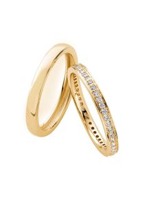 Lady , Damen , Fingerring , silber vergoldet 925 , 18