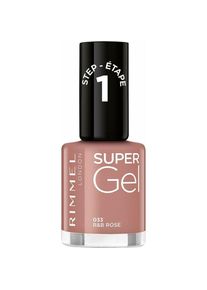 Rimmel London, Nagellack, RIMMEL Super Gel Nagellack Nr. 033 R&B Rose 12ml (B rose, R&, Gel-Effekt Nagellack)