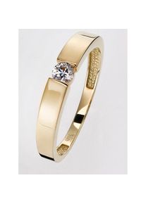 Lady , Damen , Fingerring , silber vergoldet 925 , 18 , Klassisch-eleganter Damenring