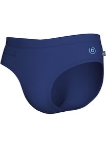 Bugatti , Badeshorts, Kordelzug mit Logoschriftzug , blau-gemustert , N-Gr , 5 -N-Gr , 5 , Herrenbadehose von Bugatti