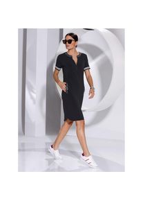 CRÉATION L creation L , Damen , Jerseykleid »Jersey-Kleid« Eingrifftaschen , schwarz , Normalgrößen , 50 -Normalgrößen , 50 , besonders pflegeleicht