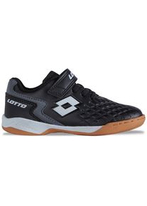 Lotto , Jugendliche , Hallenschuh - ideal für diverse Hallensportarten , BLACK-DK.GREY , 36 , 36 , Farbenfroher Hallen-Sportschuh von Lotto