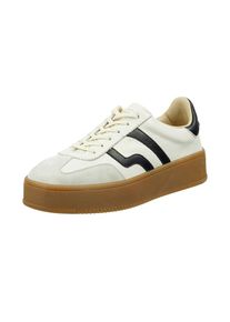 Gant, Damen, Sneaker &raquo;Cuzima&laquo; , Plateau Sneaker, Schn&uuml;rschuh im Retro-Look, wei&szlig;-schwarz, 40, wei&szlig;-schwarz, Cooler Plateau Sneaker von Gant