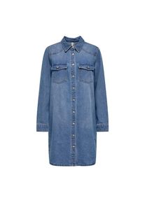 Only , Jeanskleid »ONLLISA L/S DNM DRESS GUA NOOS« Brusttaschen , Medium Blue Denim , N-Gr , XL -N-Gr , XL , Kurzes Denimkleid von Only