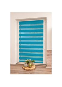 K-home , Doppelrollo »Maringa Klemmfix« Lichtschutz ohne Bohren in verschiedenen Größen und 11 Farben erhältlich , petrol , Obermaterial: 100%...