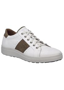 Josef Seibel , Damen , Sneaker »Maddox 04« , Schnürschuh, Freizeitschuh, Komfortschuh mit Lederinnensohle , weiss-taupe , 45 , 45 , Modischer...