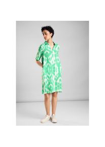 Street One , Sommerkleid Eingrifftaschen mit All-Over Print , soft grass green , N-Gr , 34 -N-Gr , 34 , Leinenkleid von Street One
