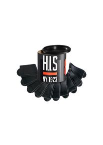 H.I.S. H.I.S, Damen, Socken Dose, 8 Paar tlg. in der Geschenkdose, schwarz, 39-42, schwarz, 8 Paar Unisex Socken in der Dose