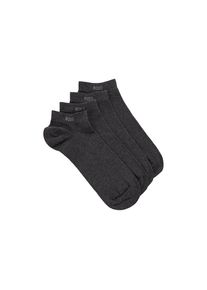 BOSS , Sneakersocken »2P AS Colours CC« 2 Stk. tlg. , dunkelgrau , 43-46 , 43-46 , Tief geschnittene Sneakersocke im 2er-Pack
