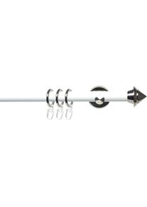Liedeco , Gardinenstange »CELEBATLA02SG« Ø 20 mm 1 läufig-läufig Fixmaß 1-läufig im Fixmaß Ø 20 mm , weiß , B/L: 200 cm Ø 20 mm