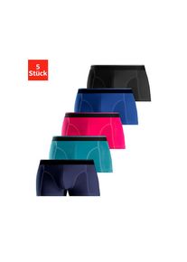 AUTHENTIC LE JOGGER , Boxer »Boxershorts für Herren« Packung, 5 Stk. tlg., aus Baumwollmix , navy / türkis / pink / blau / schwarz , L (6) , L (6)...