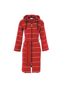 Carl Ross , Damenbademantel »522410« 1 Stk. tlg. , deep red/white , Obermaterial: 100% Baumwolle , 40/42
