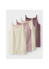 name it , Jugendliche , Unterhemd »NKFSTRAP für Mädchen mit Stretchkomfort im 4er-Pack« Packung, 4 Stk. tlg., bedruckt, casual, regular fit,...