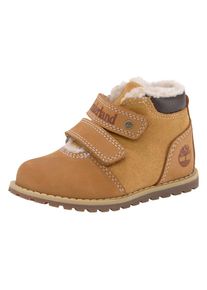 Timberland , Kinder , Klettboot »POKEY PINE MID WARM LINED HOOK & LOOP BOOT« Winterstiefel, Winterboots, Snowboots, Winterschuhe, gefüttert , wheat...