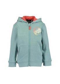 Blue Seven , Jungen , Sweatjacke »Jungen Sweatjacke mit Kapuze BEACH DAYS« 1 Stk. tlg. , 631 - GLETSCHER , 98 , 98 , Sportliche Sweatjacke für Jungen