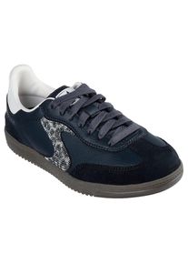 Skechers , Damen , Sneaker »HOTSHOT-SHIMMERING SPOTS« Retro Sneaker, Schnürschuh mit glitzerndem Animal-Einsatz , schwarz-weiß , 41 , 41 , Skechers...