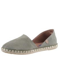 VERBENAS , Espadrille »CARMEN SERRAJE« , Schlupfschuh, Sommerschuh, Loafer mit typischem Jute-Rahmen , hellkhaki , 36 , 36 , Gelenkoffenes,...
