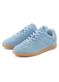 ELBSAND, Damen, Sneaker &raquo;Freizeitschuh, Schn&uuml;rschuh&laquo; Retro Sneaker, Lederschuh, Schn&uuml;rhalbschuh aus Leder Unisex, blau, 36, blau, Modischer Sneaker 