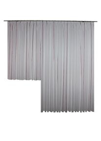 WIRTH, Gardine &raquo;Betsy&laquo; Faltenband 1 Stk. tlg. Store, rot, Polyester, 245 cm, rot