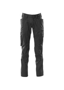 Mascot, Arbeitshose, Bundhose Accelerate Hybrid 18579 mit Knietaschen schwarz Gr. 50