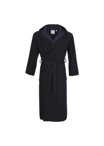 Carl Ross , Unisex-Bademantel »35300« 1 Stk. tlg., besonders pflegeleicht , night blue , Obermaterial: 45% Viskose, 35% Polyester, 20% Baumwolle , XL