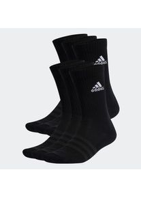 adidas Performance, Damen, Funktionssocken &raquo;CUSHIONED SPORTSWEAR CREW SOCKEN, 6 PAAR&laquo; 6 Stk. tlg., Black / White, S (37/39), Black / White, 