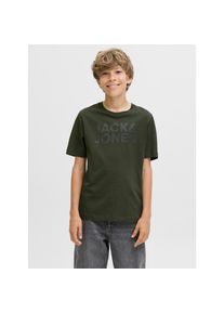 Jack & Jones Jack & Jones Junior, Herren, Rundhalsshirt &raquo;JJECORP stylisch, atmungsaktiv, pflegeleicht&laquo; bedruckt, casual, regular fit, Jersey, Rundhals, Duffel Bag 