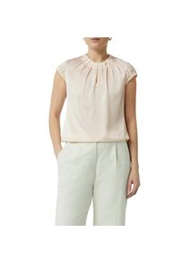 comma, Comma , Satinbluse mit All-Over-Print , Rose , 42 , 42 , Bluse von COMMA