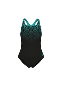 Arena , Jugendliche , Badeanzug »GIRL'S KIKKO V SWIMSUIT SWIM PRO BACK für Mädchen« 1 Stk. tlg. , BLACK-WATER , N-Gr , 128 -N-Gr , 128 , M...