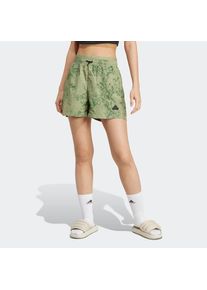 adidas Sportswear , Shorts »W CE SHORT« , Tent Green , N-Gr , L -N-Gr , L , Diese lässigen Shorts sind mit recycelten Materialien hergestellt.