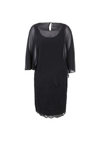 Vera Mont , Cocktailkleid »Cocktailkleid mit Spitze« , Schwarz , EURO , 38 -EURO , 38 , Passform: Figurumspielend