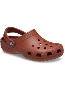Crocs, Damen, Clog &raquo;Classic Clog&laquo; , Sommerschuh, Schlappen, Hausschuh passt zu Jibbitz, rostbraun-rust, 42, rostbraun-rust, Clog aus pflegeleichtem 