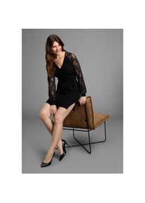 Laura Scott , Spitzenkleid Ohne Tasche Ohne Taschen mit Ärmeln aus Spitze - NEUE KOLLEKTION , schwarz , N-Gr , 42 -N-Gr , 42 , Spitzenkleid in...