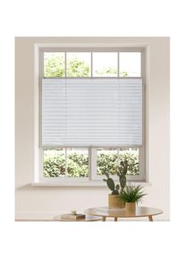 my home , Plissee »LAHOLM« Lichtschutz ohne Bohren verspannt Fixmaß, Bestseller mit über 3000 4,5-Sterne-Bewertungen, Klemmträger , weiß ,...