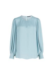 Betty Barclay , Satinbluse »Satin-Bluse langarm« , hellblau , 38 , 38 , Passform: Weich fallend