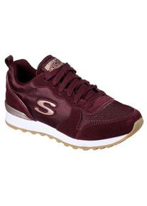 Skechers, Damen, Sneaker &raquo;OG 85 - GOLDN GURL&laquo; Schn&uuml;rschuh, Original-Retro-Jogginschuh mit Air-Cooled Memory Foam , weinrot, 40, weinrot, Skechers 