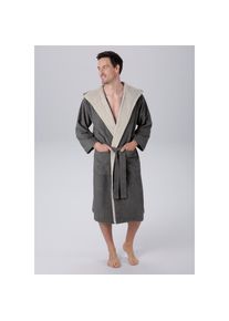 my home , -Bademantel »Anna, ideal für Sauna & Spa, Hotelbademantel, Morgenmantel« 1 Stk. tlg., für Damen & Herren, mit Taschen, S-5XL, zweifarbig...