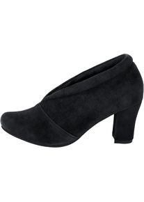 Andrea Conti , Pumps , schwarz , 39 , 39 , Aus softem Ziegen-Veloursleder
