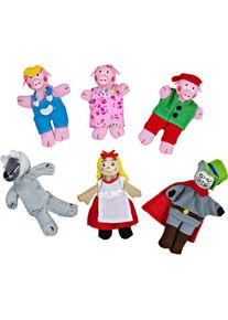 Bigjigs Rotkäppchen-Fingerpuppen