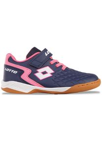 Lotto , Jugendliche , Hallenschuh - ideal für diverse Hallensportarten , NAVY-FR.PINK , 36 , 36 , Farbenfroher Hallen-Sportschuh von Lotto