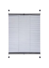 Liedeco, Jalousie &raquo;Klemmfix-Aluminiumjalousie&laquo; ohne Bohren verspannt, silberfarben, 130 cm, silberfarben