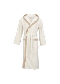 Carl Ross , Unisex-Bademantel »40300« 1 Stk. tlg., Midilänge , offwhite-cork , Obermaterial: 100% Baumwolle , M