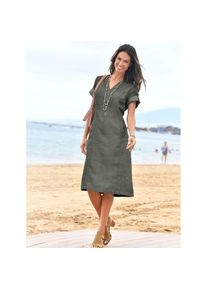 Casual Looks , Sommerkleid »Kleid« Eingrifftaschen , hellkhaki , Normalgrößen , 44 -Normalgrößen , 44 , sommerleichte Lyocell-Qualität