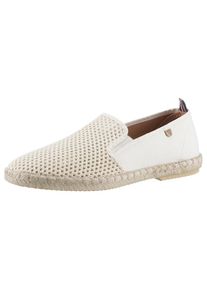 VERBENAS , Espadrille »Tom Pacific« Slipper, Sommerschuh, Strandschuh mit luftdurchlässiger Perforation , creme , 41 , 41 , Lässiger Slipper zum...