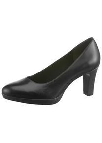 Tamaris , Pumps »Zealot« , Abendschuh, Festtagsschuh, Trichterabsatz, in klassischer Linie , black , 36 , 36 , Obermaterial aus feinem Leder
