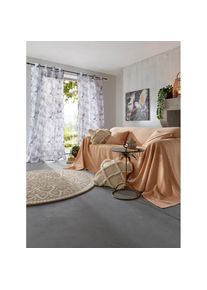 Pereira da Chuna , Tagesdecke , peach , 100% Baumwolle , B/L: 160 cm x 190 cm