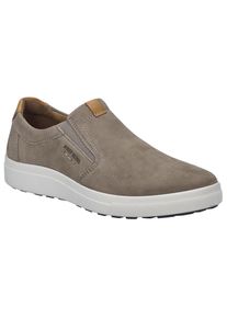 Josef Seibel, Herren, Slip-On Sneaker &raquo;Maddox 06&laquo; , Slipper, Freizeitschuh, Schlupfschuh mit Gummizug, taupe-kombi, 40, taupe-kombi, Sportiver Sneaker